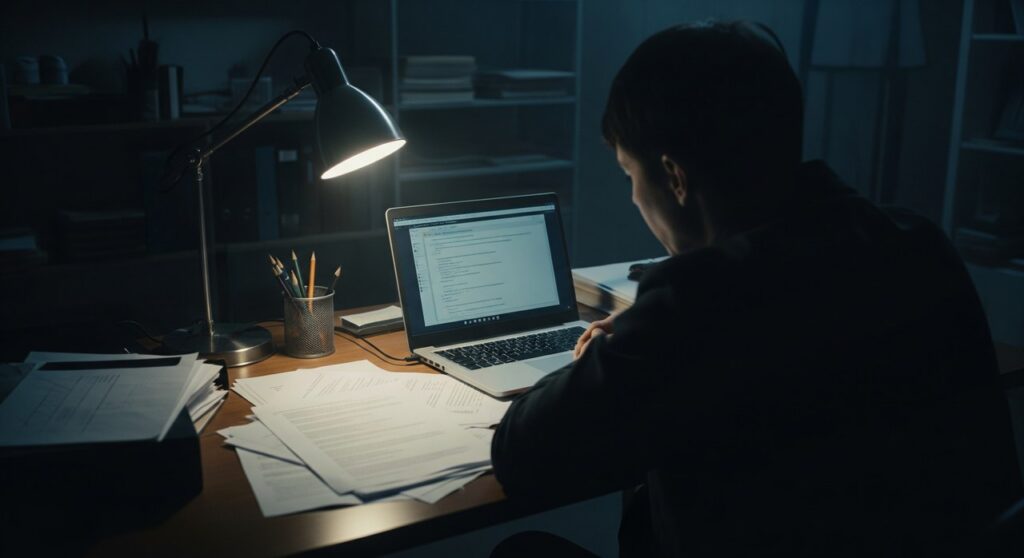 Photorealistic featured image for the Nebula Vault investigation, reflecting a Confirmed Scam verdict.